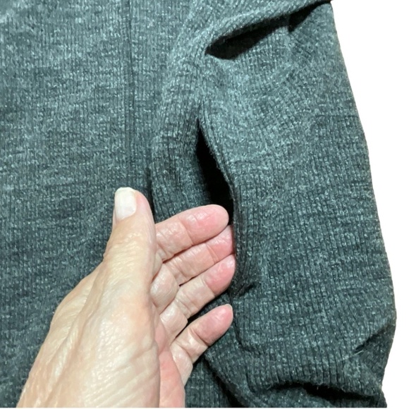 AYRTIGHT Stretch Poly / Rayon / Spandex Knit Long Sleeve Grey Tunic / Dress XS - Picture 8 of 9